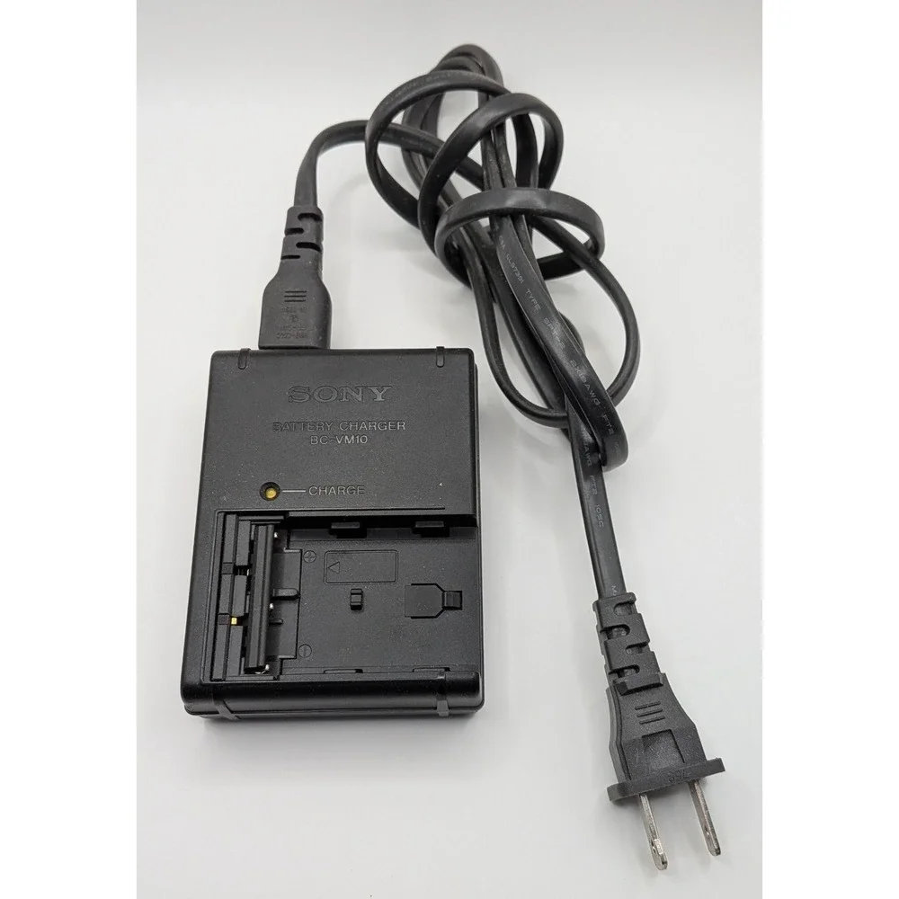 Sony Battery Charger Unisex OS Black Good BC-VM10 InfoLithium M Series Untested